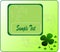 Illustration clover on St. Patrick\'s Day.