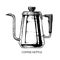 Illustration of coffee kettle