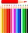 Illustration of color pencils