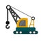 Illustration Crane Icon For Personal And Commercial Use.