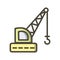 Illustration Crane Icon For Personal And Commercial Use.