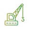 Illustration Crane Icon For Personal And Commercial Use.