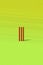 illustration Cricket Stumps On Green Ground Mobile Wallpaper Background