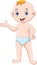 Illustration of Cute and adorable baby cartoons