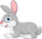 Illustration of Cute and adorable rabbit cartoon