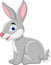 Illustration of Cute and adorable rabbit cartoon