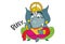 Illustration Of Cute Cartoon Ganesha