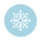 Illustration of a cute snowflake