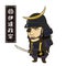 An illustration of Date Masamune, who expanded his influence in the Tohoku region during Japan\'s Sengoku period.