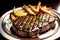 Illustration of delicious grilled beef steak