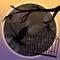 Illustration demonstrating sense of freedom. Bird leaving cage