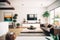 The illustration depicts a modern, well-lit apartment generated by Ai