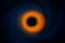 Illustration design of Black Hole in a distance galaxy