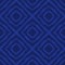 Illustration design eye square woven fabric tribal seamless pattern  blue Porcelain color tone