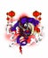 Illustration design image of a Chinese mythological dragon animal