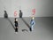 Illustration, different perspective makes another value, standing businessman mini figure toys facing number six or nine