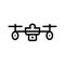 Illustration Drone Icon For Personal And Commercial Use.