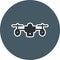Illustration Drone Icon For Personal And Commercial Use.