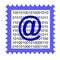 Illustration of an email stamp