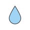 Illustration of environmental concept water drop