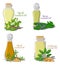 Illustration of essential oils. Part 3
