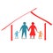 The illustration of family day 2020. international family day illustration