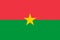 An illustration of the flag of Burkina Faso