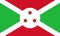 Illustration of flag of Burundi officially known Republic of Burundi