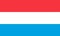 An illustration of the flag of Luxembourg with copy space