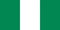 An illustration of the flag of Nigeria with copy space