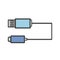 Illustration of flash disk icon