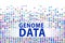 Illustration of genome data code