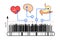 Illustration of genome-wide association studies