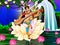 Illustration of Goddess of Wisdom Saraswati for Vasant Panchami India festival background