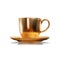 Illustration of a Gold teacup