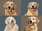 Illustration of Golden Joy - Majestic Golden Retriever