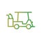 Illustration Golf Cart Icon For Personal And Commercial Use.