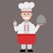 Illustration great cook profession