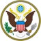 Illustration of Great seal of the United States of America