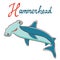 Illustration of H is for Hammerhead