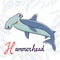 Illustration of H is for Hammerhead