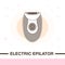 Illustration of hair removal electric epilator device.
