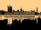 Illustration of Houses of Parliament in London
