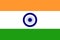 Illustration of Indian National Flag. Tiranga 3 colors - Saffron White and Green with the navy blue wheel Ashok Chakra