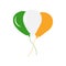 Illustration Irish colorful balloons for St. Patrick`s Day - vector - Vector