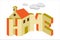 Illustration of an isometric home text with image of a house