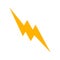 Illustration  Lightning Button Icon For Personal And Commercial Use.