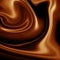 Illustration of liquid chocolate swirl