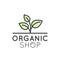 Illustration Logo for Organic Shop or Market