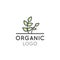 Illustration Logo for Organic Vegan Healthy Shop or Store
